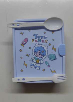 2 compartment Tutu family Lunch Box for Kids image 1