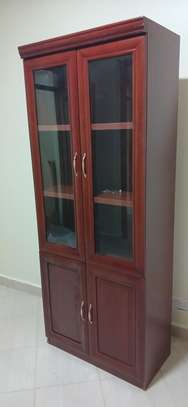 Office Cabinet: Elegant 2-door Wooden Executive Storage image 3