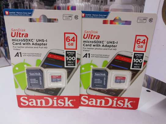 Sandisk Ultra 64GB MicroSDXC UHS-I Card Adapter image 2