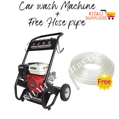high pressure car wash with free clear hose pipe image 1
