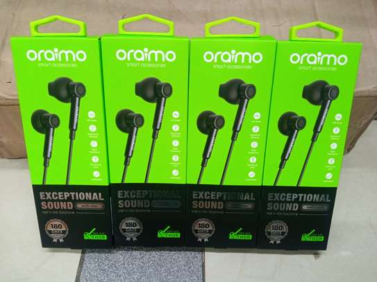 Oraimo Strong Bass Earphones With Mic image 1