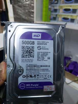 500gb WD Purple Surveillance Hard Disk image 2