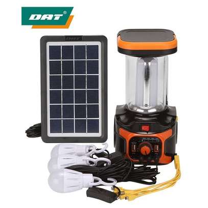 Dat Solar Home Lighting System With Mp3 Solar Panel With USB image 1