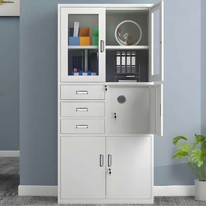 File Cabinet: Secure Office Metal Cabinet With Safe image 3