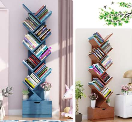 Tree-Shaped Floor Bookshelf for Books & Display image 4