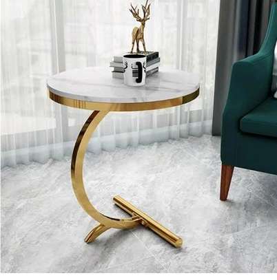 Pure Marble living room side table image 1