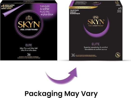 SKYN Elite 36 Count, Ultra-Thin, Latex-Free Condoms image 3