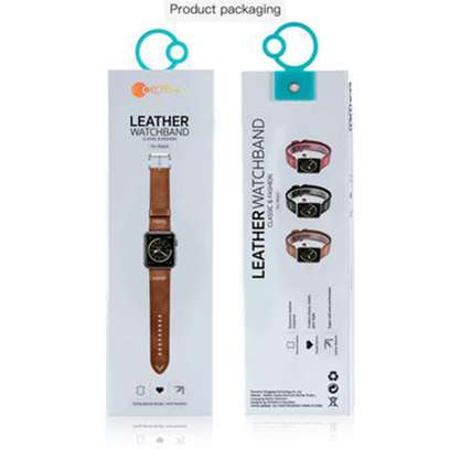 Apple Coteetci Leather Watch Band / Strap for iWatch 1-5 series   42/ 44mm image 1