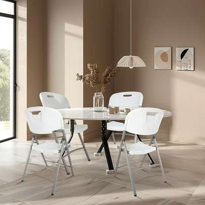 Foldable Stackable Patio Conference Chair image 4