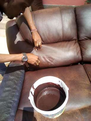 Dyeing of leather seats and upholstery repairs image 7