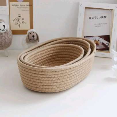 Woven Nordic Cotton Rope Storage image 10