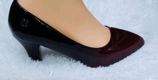 Black flat official heels image 1