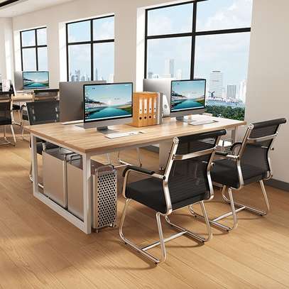 Office Chair : Mesh Office Black  Metal Chair image 6