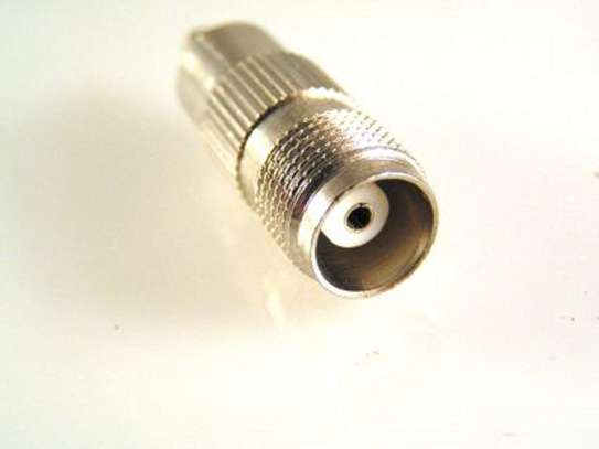 female to RCA male coaxial adapter connector image 1