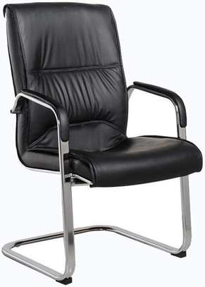 HB High Quality Leather Visitor's Chair image 4