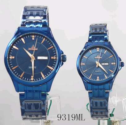 Blue designer quality Fitron watches image 1