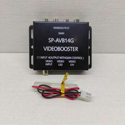 Car Video Booster 1 Input 4 Output Amplifier with Gain. image 3
