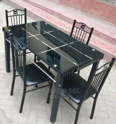 Luxury dining room table 4 seater image 1