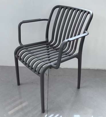 Office Chair : Modern Outdoor Dining Plastic Chair image 3