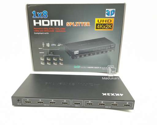 8-Port (1x8) HDMI 1.3 Amplified Powered Splitter image 2