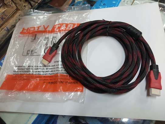 Braided High Speed HDMI Cable-5 Meters image 1