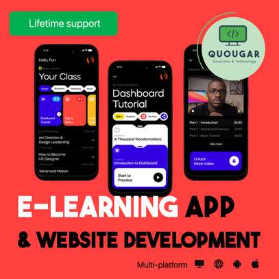 E-LEARNING APP AND WEBSITE DEVELOPMENT image 1
