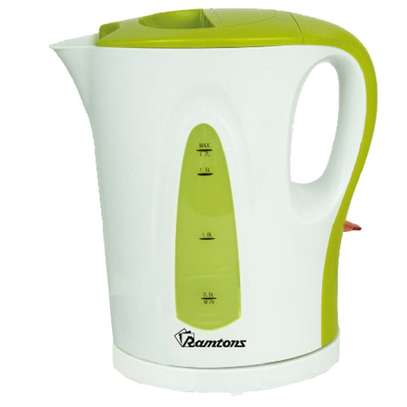 RAMTONS CORDLESS ELECTRIC KETTLE 1.7 LITERS WHITE AND GREEN image 1