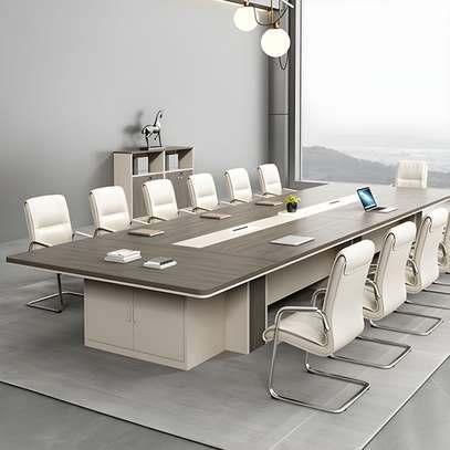Office Tables: 14 Seater Modular Conference Boardroom Table image 2