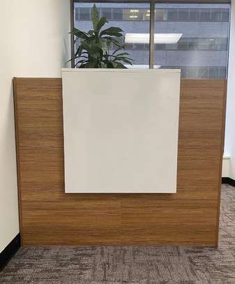 Reception Desk: 1.6m Wide Desk, Sleek Professional Look image 3