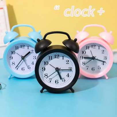 Cute  Alarm Clock with Large Analog Battery Operated image 2