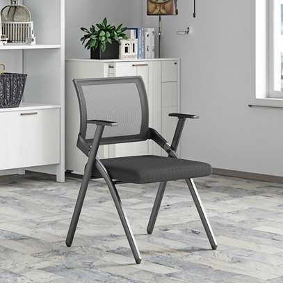 Foldable Seat with Cushion and Writing Pad image 6