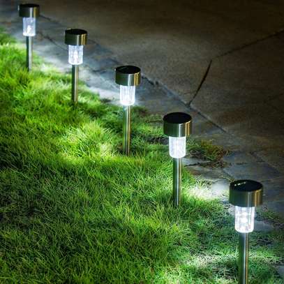 Stainless Steel Solar Path Lights image 1