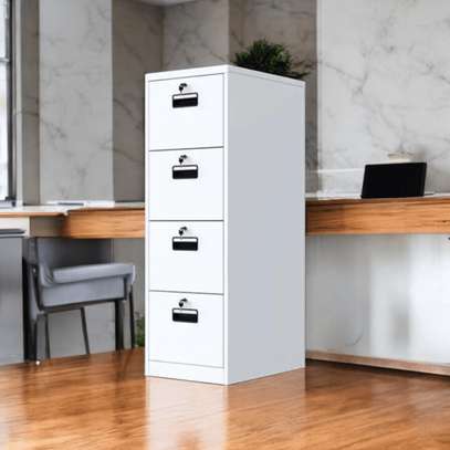 4-Drawer Steel Office Cabinet image 1