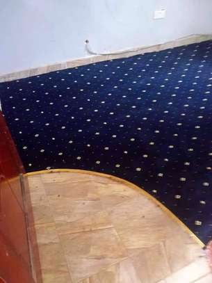 Blue wall to wall carpet image 3