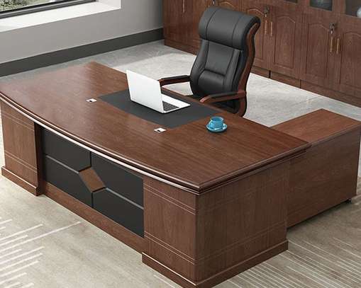 Office Desk; 180cm Solid Finish Office Desk image 6