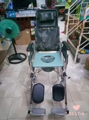 RECLINER WHEELCHAIR WITH REMOVABLE ADULT POTTY TOILET KENYA image 13