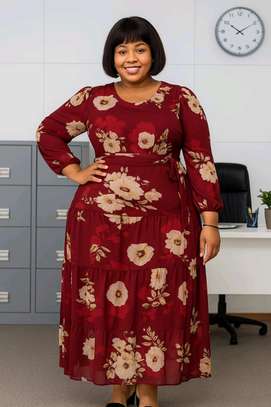 Flowered maxi dress image 2