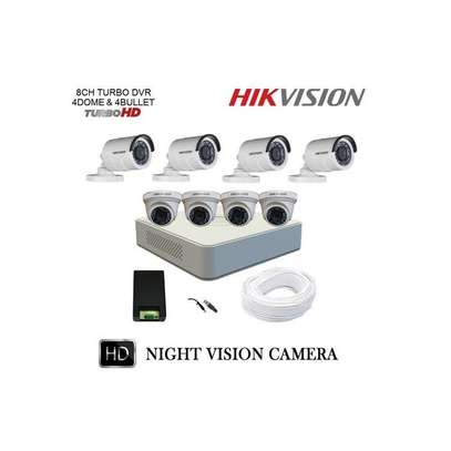 HIK Vision 8 CCTV Cameras Full Kit image 1