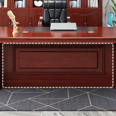 Office Desks: Brown 2 Meters Office Desk image 5