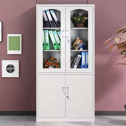 Steel & Glass Office Cabinet image 8