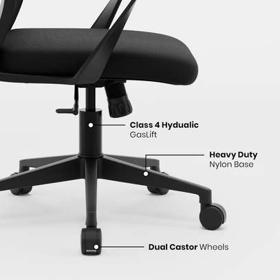 Office chair; Ergonomic high-back desk seat image 3