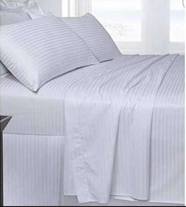 Top quality,pure cotton hotel and home white bedsheets image 5