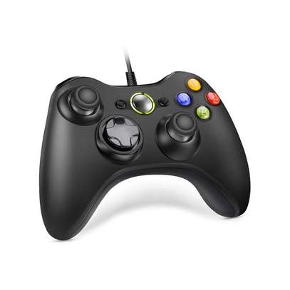 Microsoft XBOX 360 Wired Controller-Black image 2