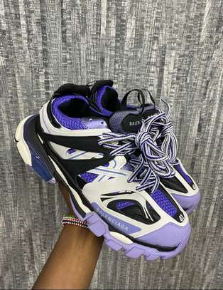 Balenciaga Track Purple White Black Sneakers