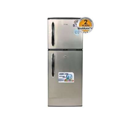 Bruhm BRD-140, Double Door Refrigerator, 120L - Inox image 1