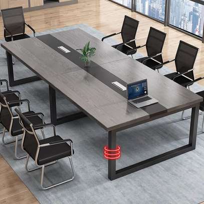 Office Table : 2.4 Meter Boardroom MDF Table image 4