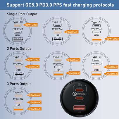 BASEUS PPS 30W CAR CHARGER - USB-C PD, QC4.0/3.0, SCP, AFC image 4