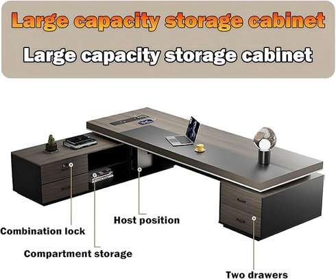 Office Desk: 1.8 Meter Manager's Executive Office Desk image 2