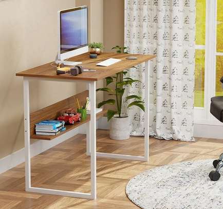 Office Desk: Generic Wood Study Computer Desk image 2