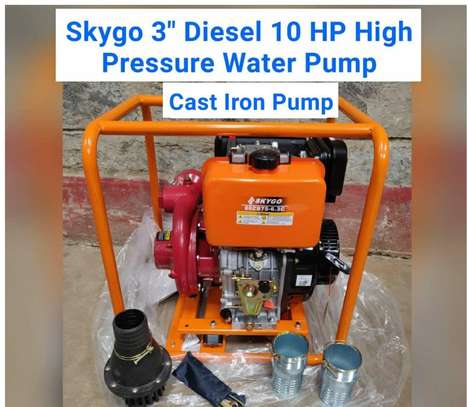 SKYGO 3"Diesel 10HP High Pressure Water Pump. image 1